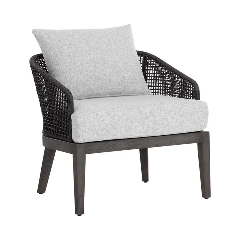 Capri Lounge Chair - Smoke Grey