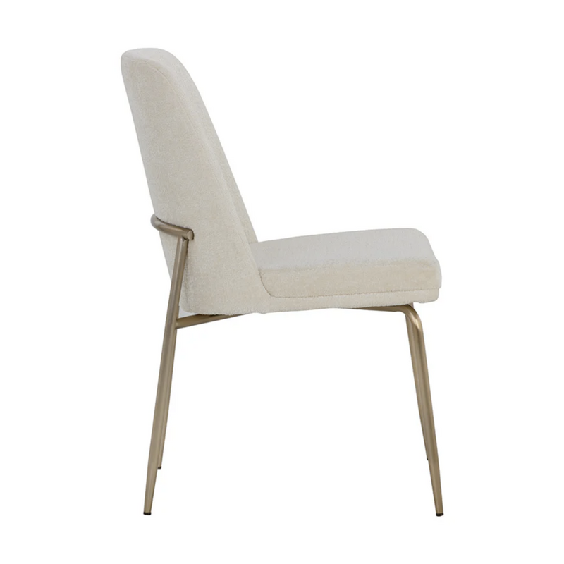 Zeke Dining Chair - Antique Brass