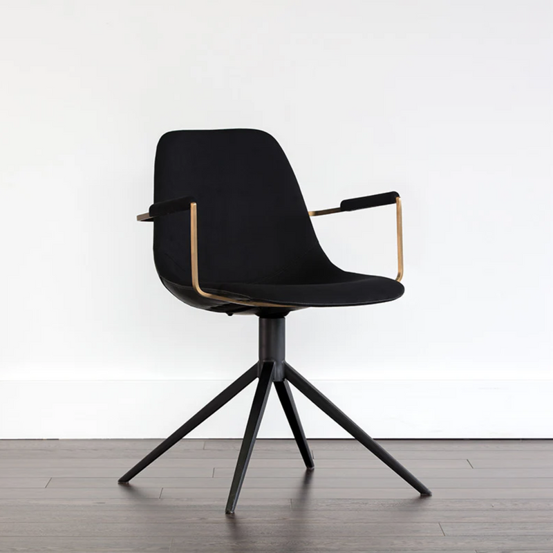 Cassius Swivel Dining Armchair