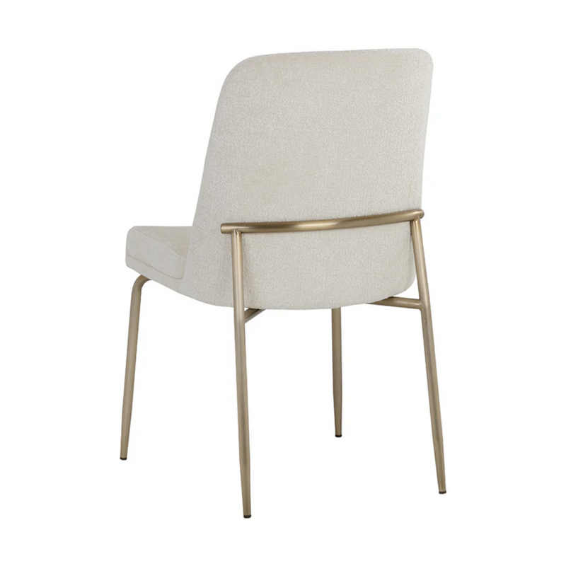 Zeke Dining Chair - Antique Brass