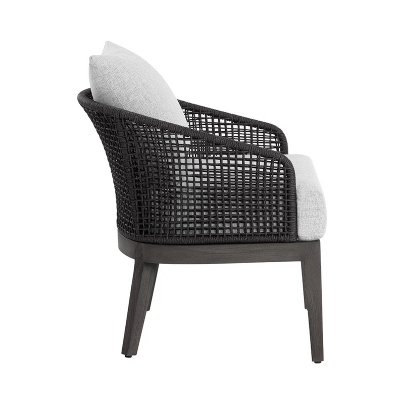 Capri Lounge Chair - Smoke Grey