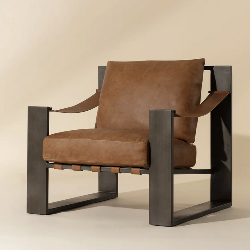 Berke Lounge Chair - Gunmetal