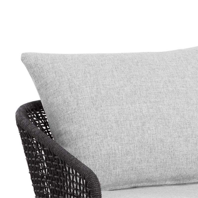 Capri Lounge Chair - Smoke Grey