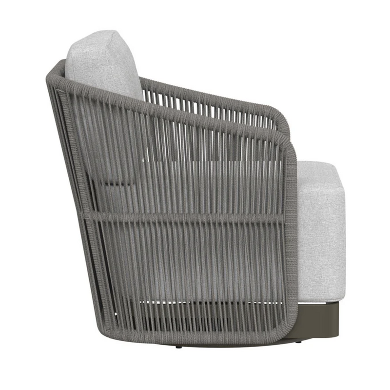 Allariz Swivel Armchair - Warm Grey