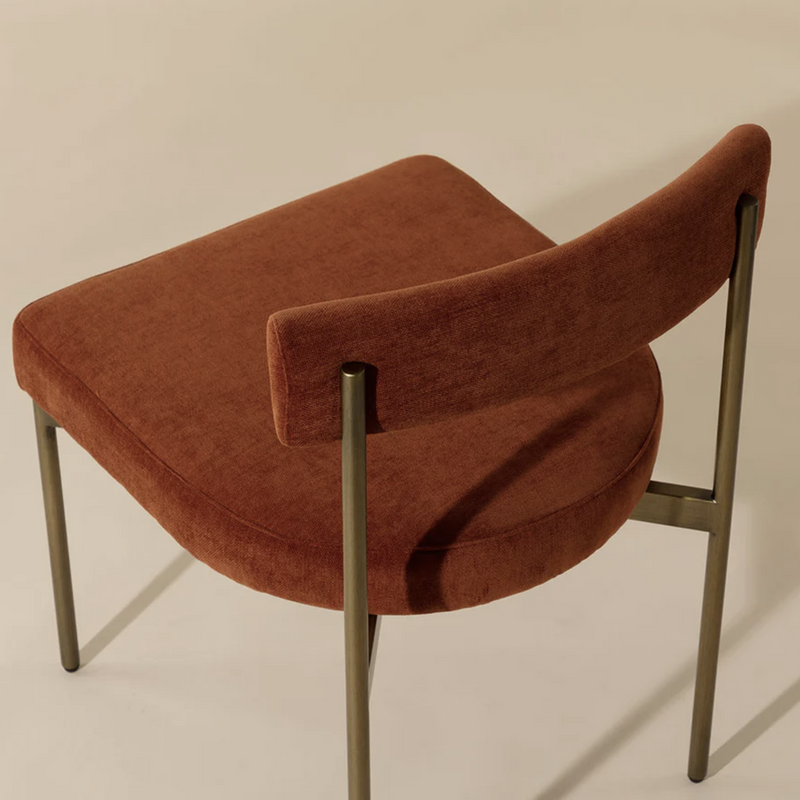 Seneca Dining Chair - Antique Brass