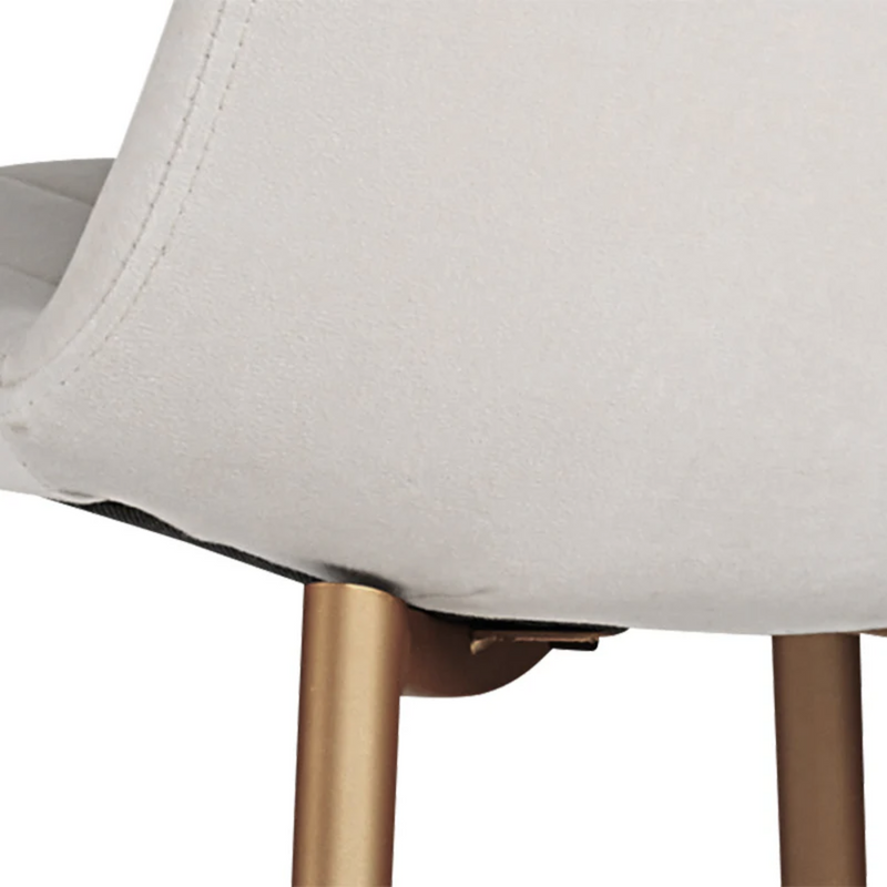 Drew Dining Chair - Champagne Gold