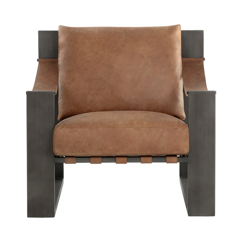 Berke Lounge Chair - Gunmetal