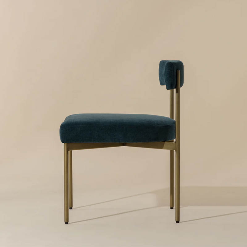 Seneca Dining Chair - Antique Brass