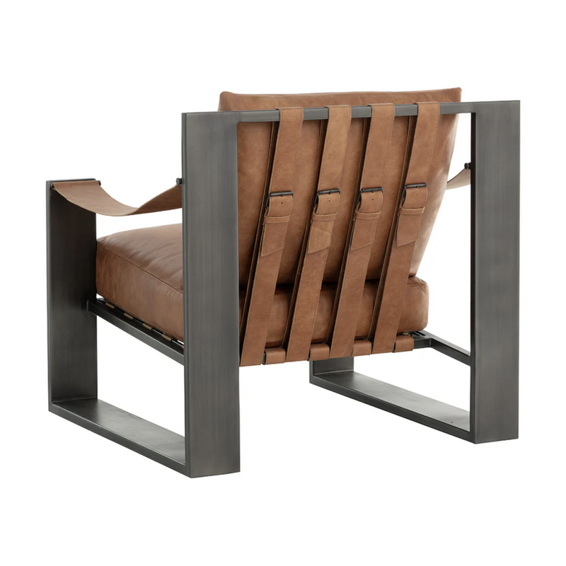 Berke Lounge Chair - Gunmetal
