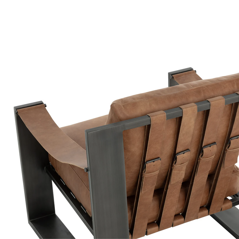 Berke Lounge Chair - Gunmetal