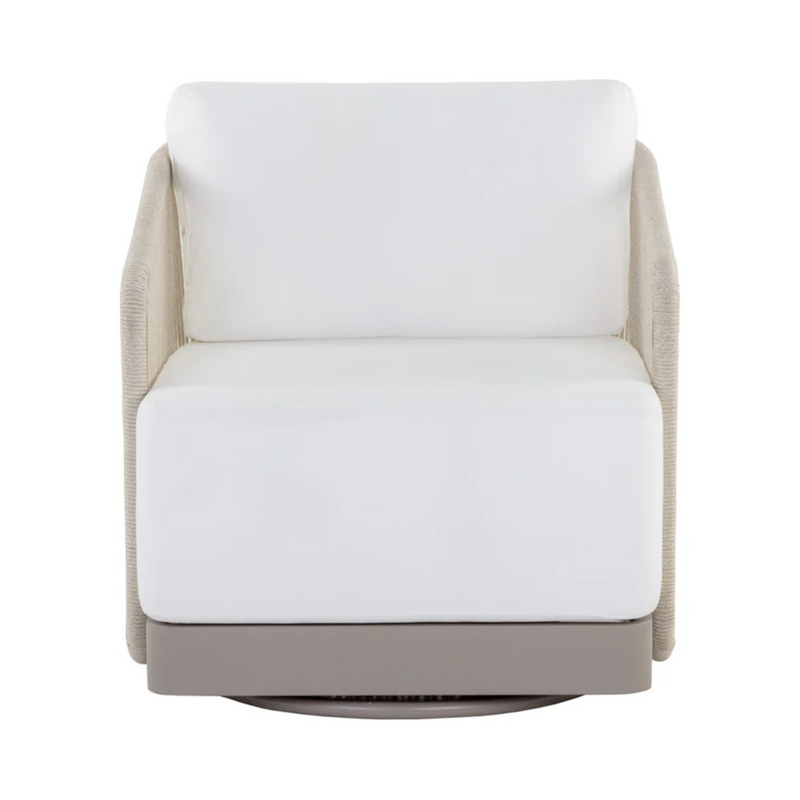 Allariz Swivel Armchair - Greige