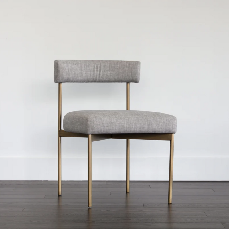 Seneca Dining Chair - Antique Brass