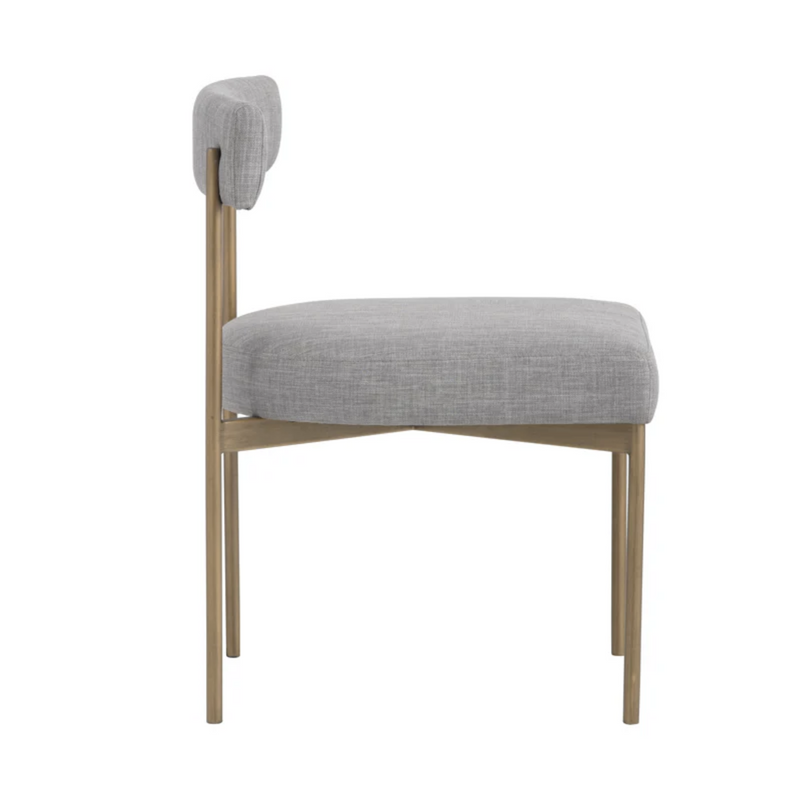 Seneca Dining Chair - Antique Brass
