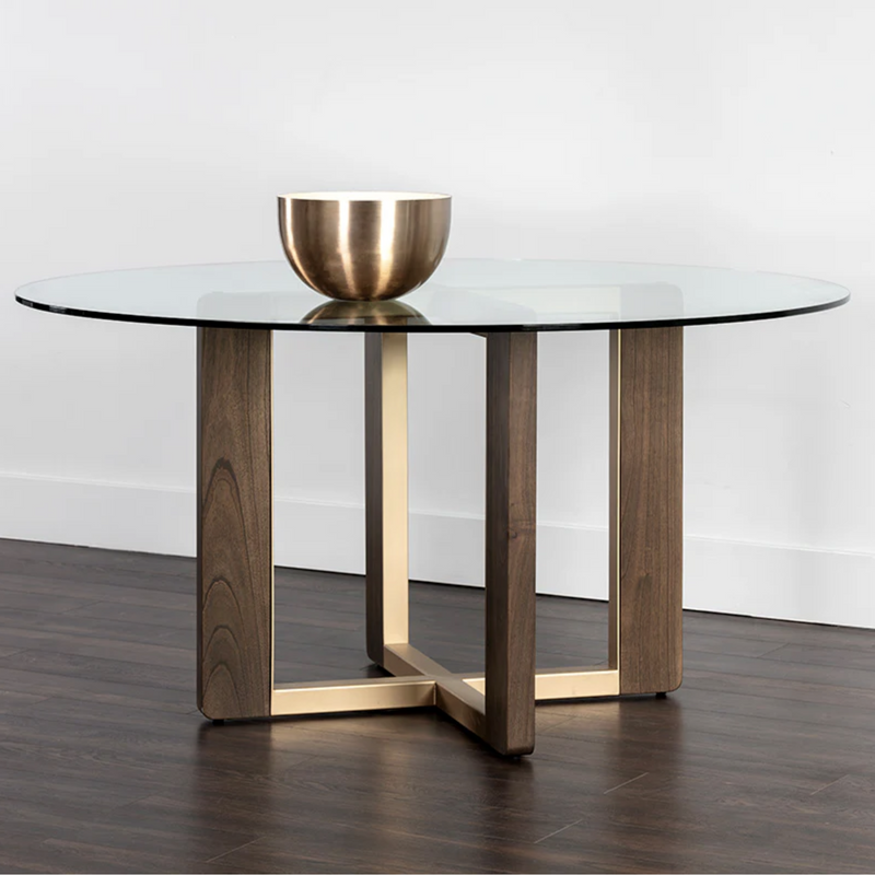 Glass Dining Table Top - 59" - Round