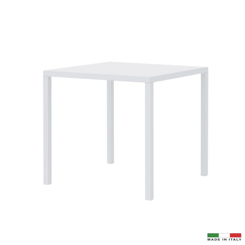 Quatris Italian Outdoor Dining Table - White