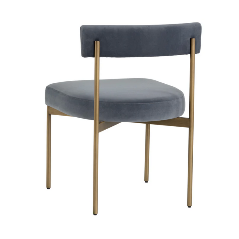 Seneca Dining Chair - Antique Brass