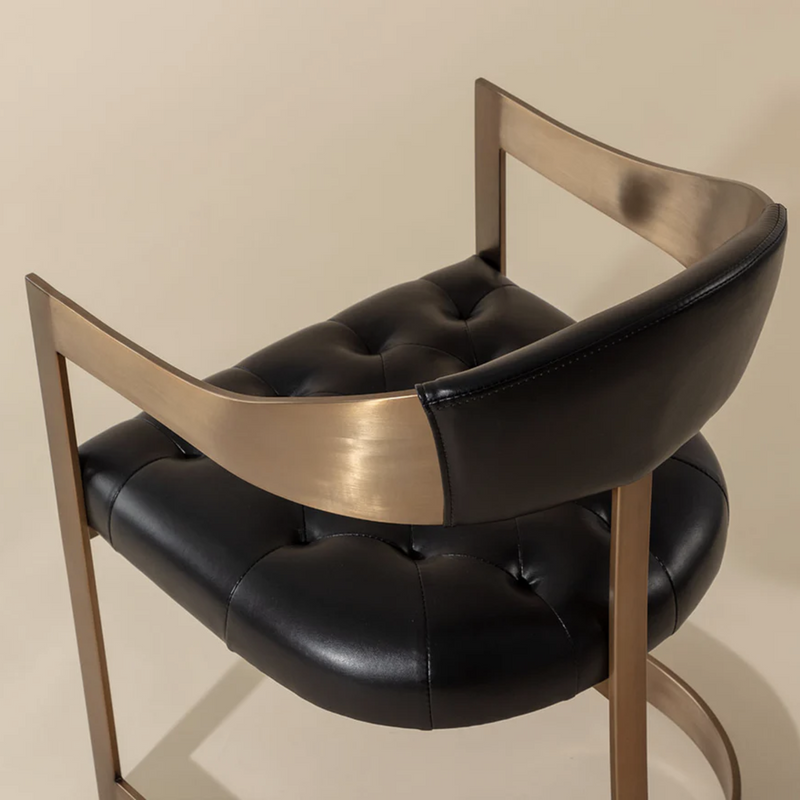 Beaumont Dining Armchair - Antique Brass