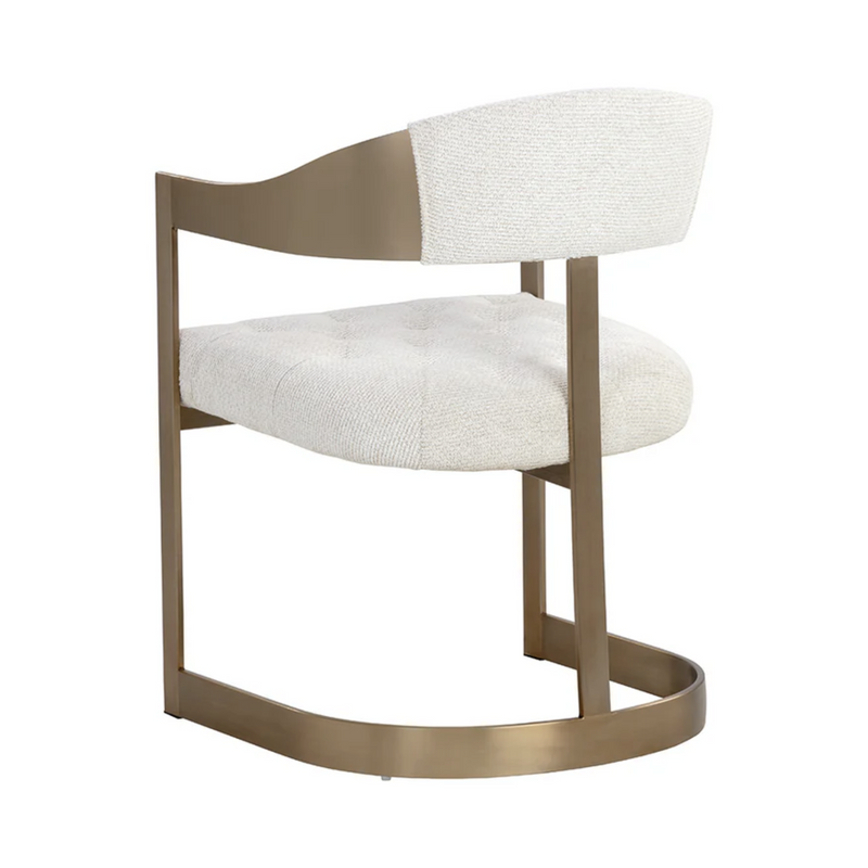 Beaumont Dining Armchair - Antique Brass