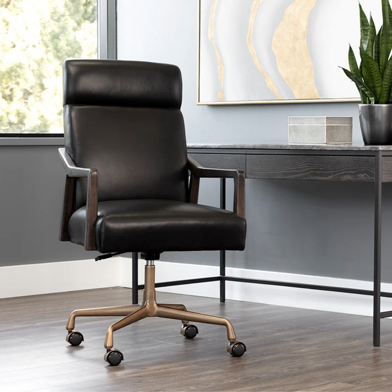 Collin Office Chair - Brown