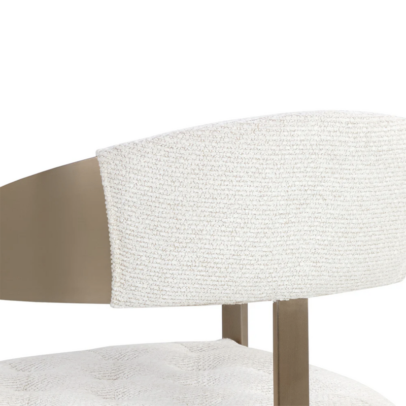 Beaumont Dining Armchair - Antique Brass