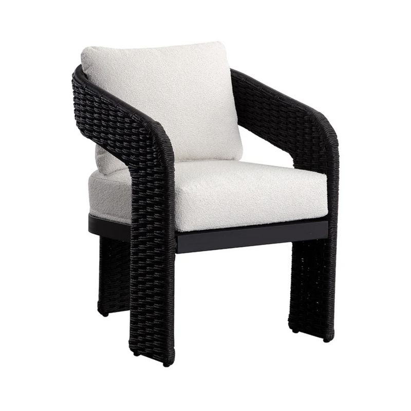 Pylos Dining Armchair - Black