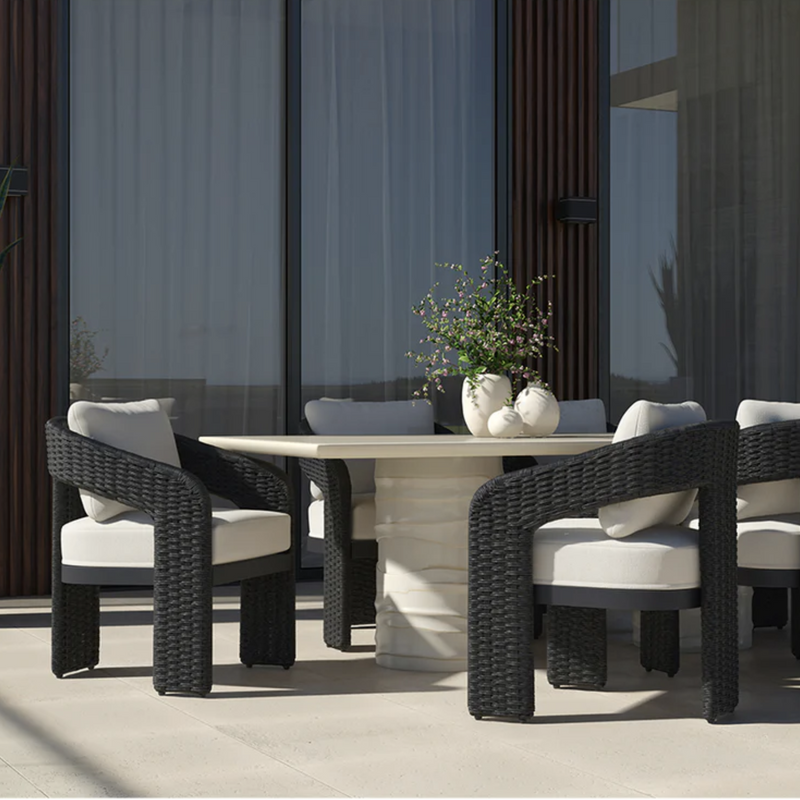 Pylos Dining Armchair - Black