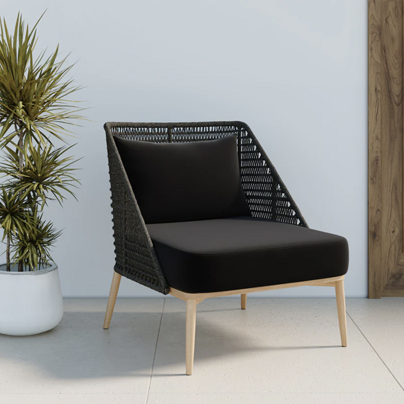 Andria Lounge Chair - Arashi Black