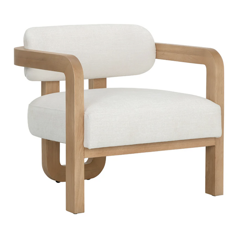 Madrone Lounge Chair - Rustic Oak