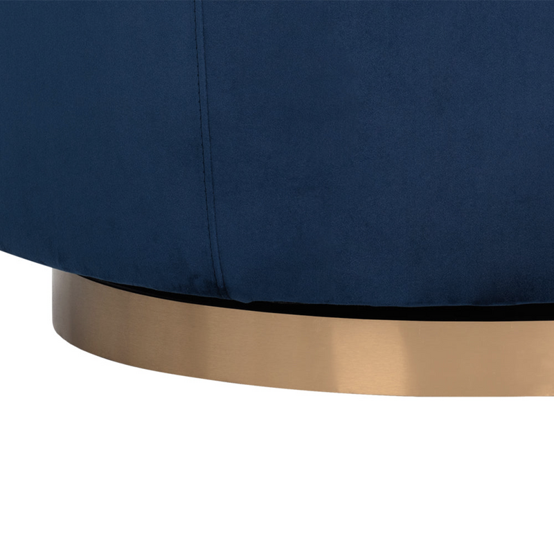 Hazel Swivel Lounge Chair - Gold