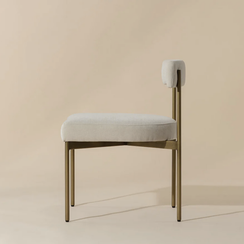 Seneca Dining Chair - Antique Brass