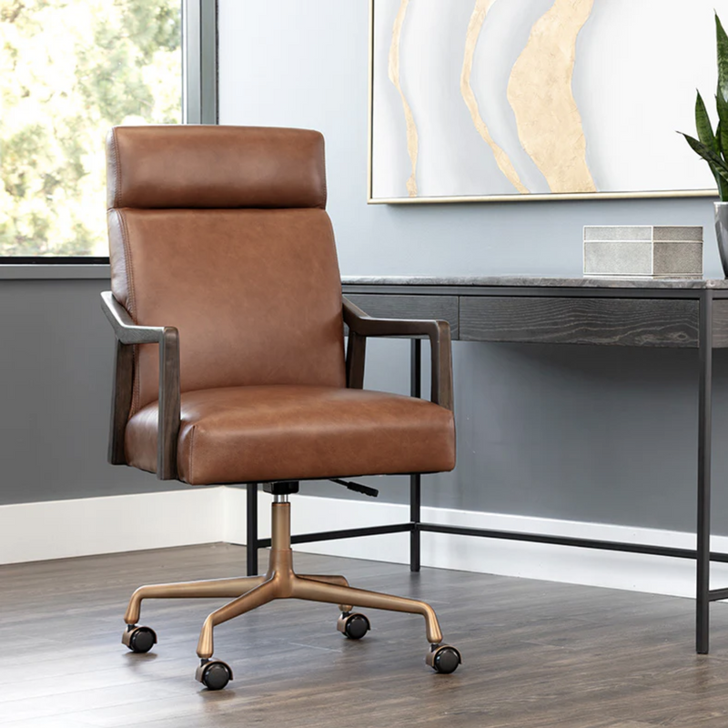 Collin Office Chair - Brown