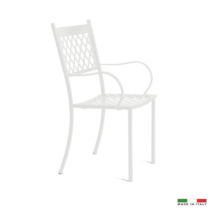 Summertime Italian Outdoor Dining Armchair