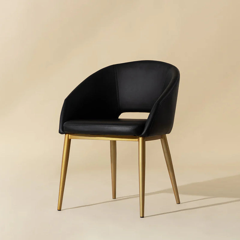 Thatcher Dining Armchair - Champagne Gold