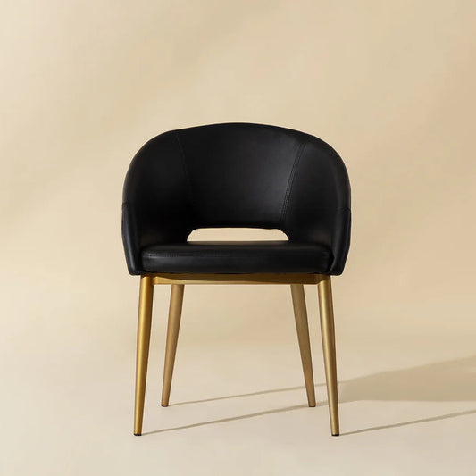 Thatcher Dining Armchair - Champagne Gold