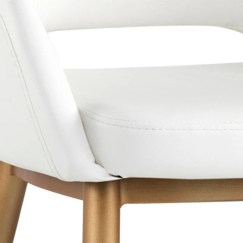 Thatcher Dining Armchair - Champagne Gold