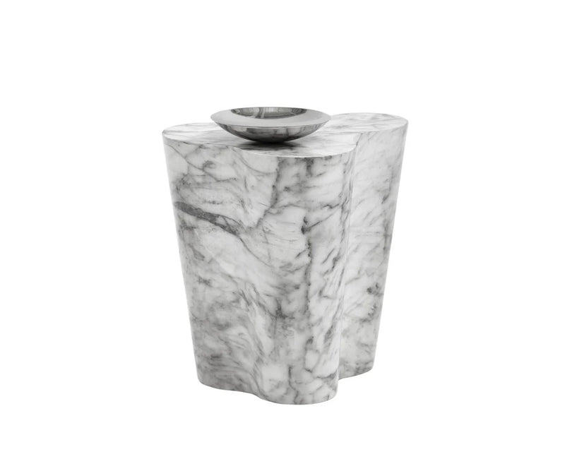 Ava Side Table - Marble Look