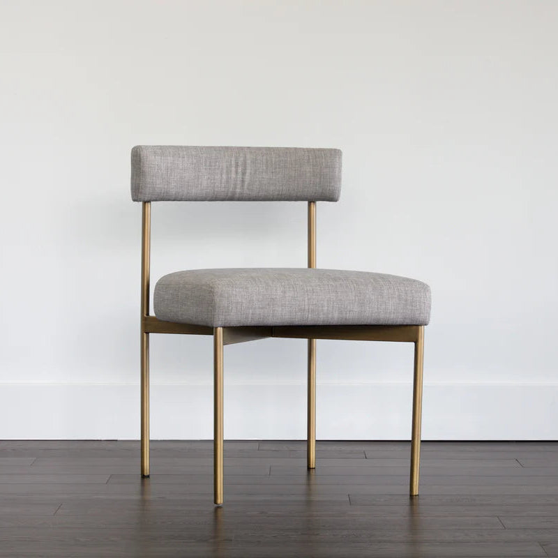 Seneca Dining Chair - Antique Brass