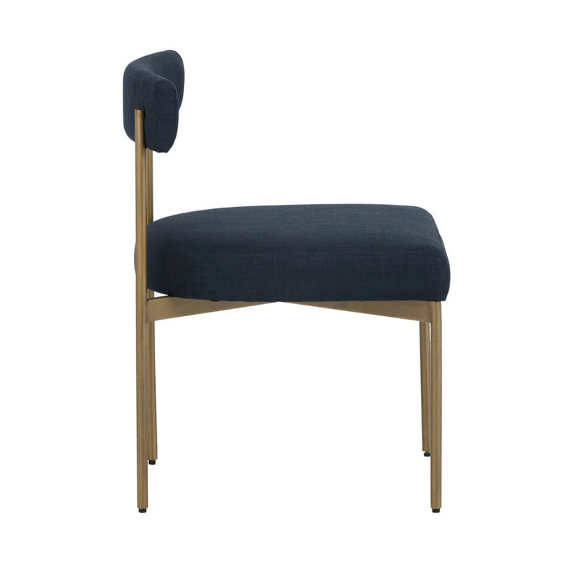 Seneca Dining Chair - Antique Brass