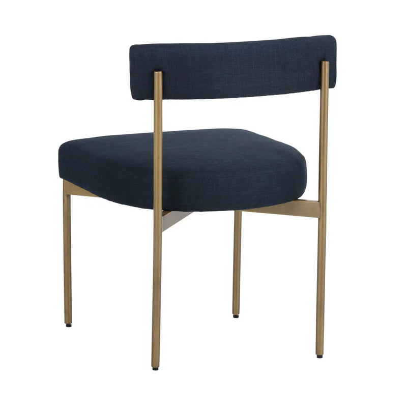 Seneca Dining Chair - Antique Brass