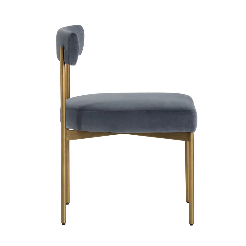 Seneca Dining Chair - Antique Brass