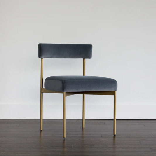 Seneca Dining Chair - Antique Brass