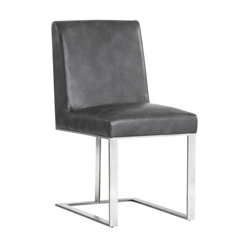 Dean Dining Chair - Stainless Steel