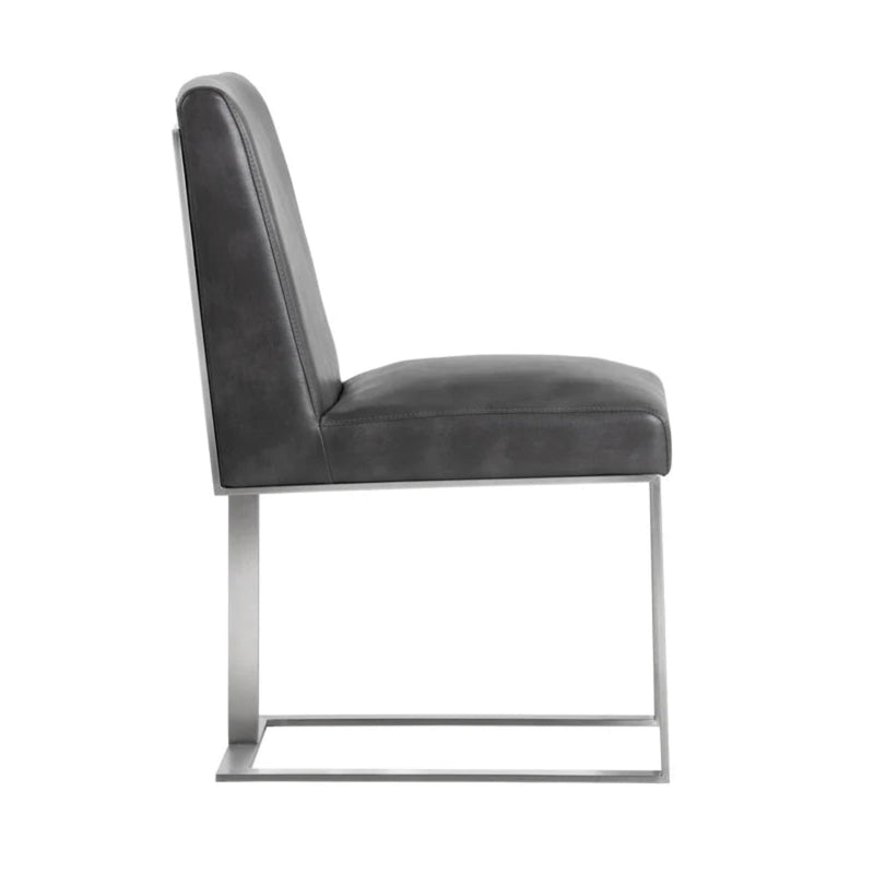 Dean Dining Chair - Stainless Steel