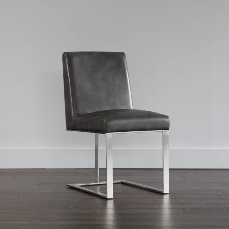 Dean Dining Chair - Stainless Steel