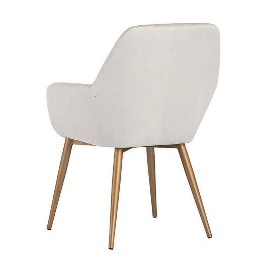 Jayna Dining Armchair - Champagne Gold