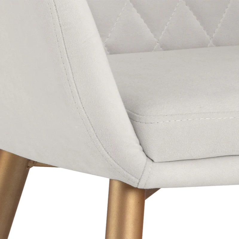 Jayna Dining Armchair - Champagne Gold