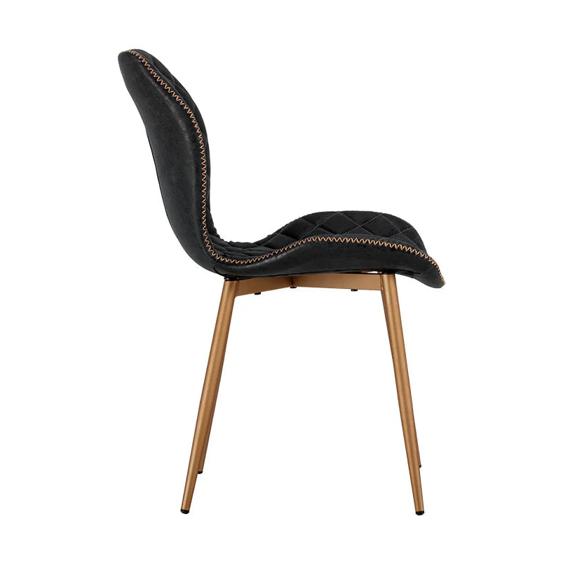 Lyla Dining Chair - Champagne Gold