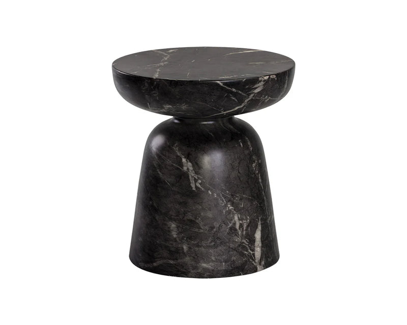 Lucida End Table - Marble Look