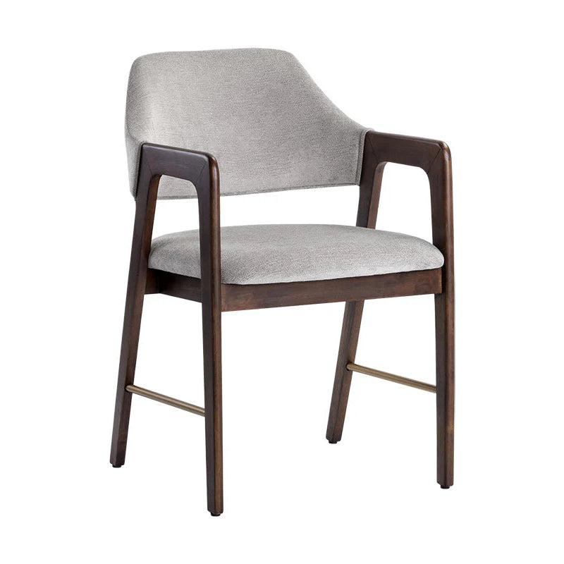 Milton Dining Armchair - Smoke Acacia