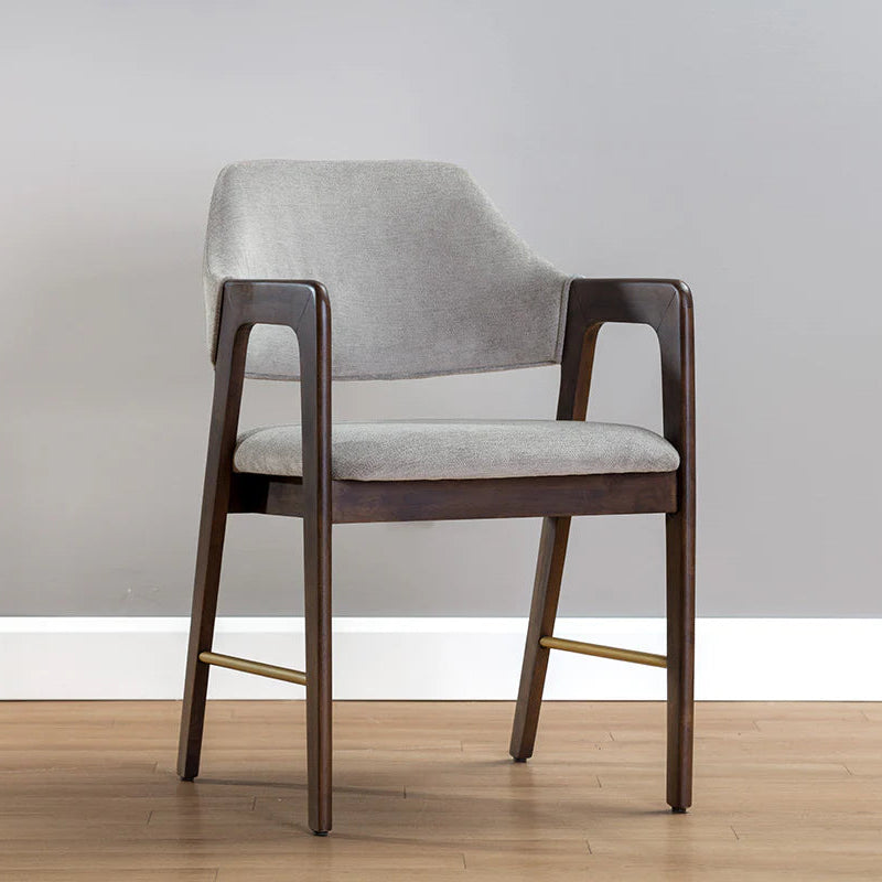 Milton Dining Armchair - Smoke Acacia